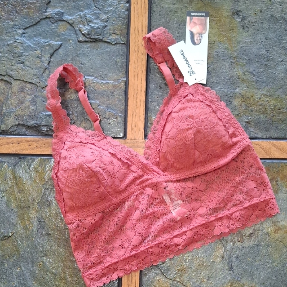 Coral Lace Bralette